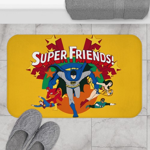 Super friends bath - mat, ×