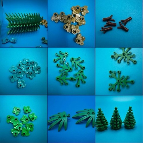 Lego leaves trees stems - lego, leaves,