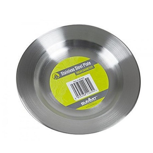 Stainless steel plate bowl - stainless,