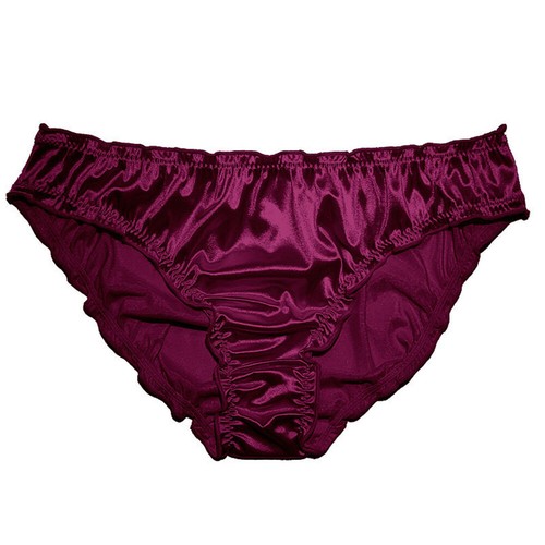 Sexy silk satin thongs briefs - silk,