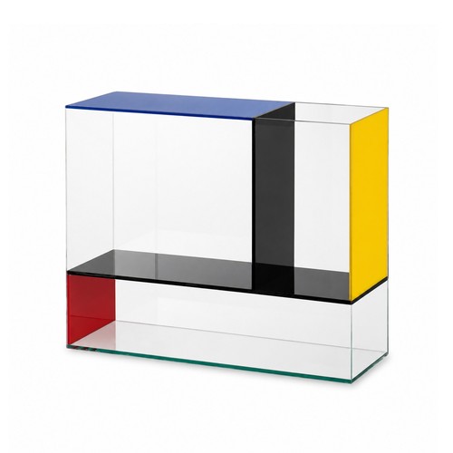 Mondrian style acrylic vase - acrylic,