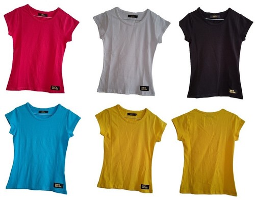 Ladies plain cotton stretch - cotton,