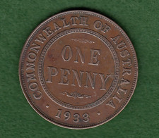 Australia 1933 Penny George V