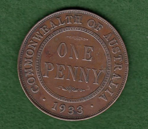 Australia 1933 penny george - penny,