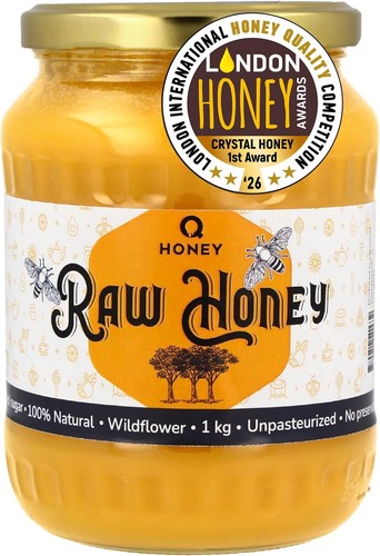 Raw wildflower honey 1kg - raw,