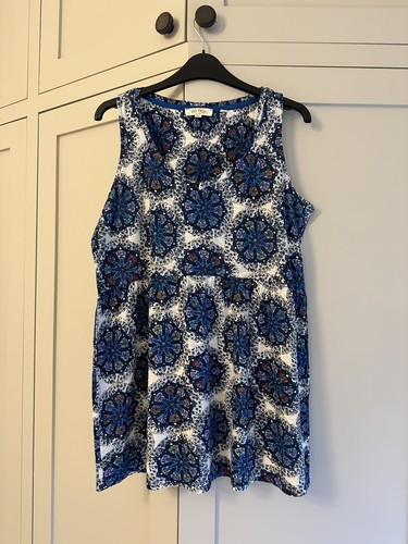 Fat face blue pattern tunic - face,