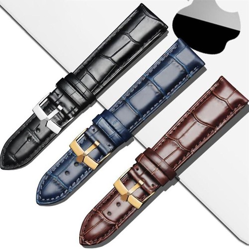 20mm 21mm leather watch strap - 20mm,