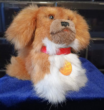 Vintage Adorable Steiff Button In Ear Dog Pekinese Peky 18cm 1980-85