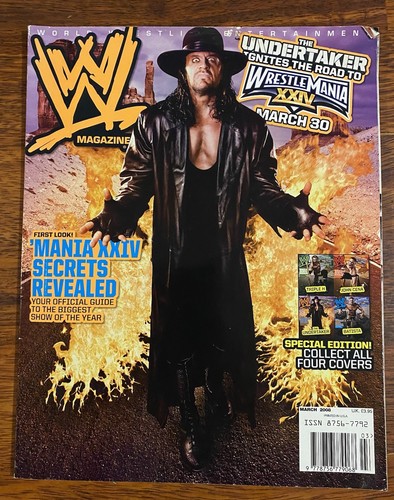 Wwe magazine march 2008 issue - magazine,