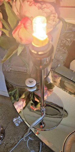 Laura ashley chrome table - ashley,
