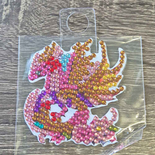 Rhinestone dragon craft - dragon,