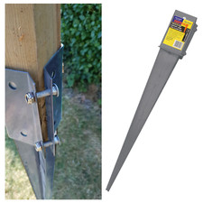 Fence post holder support - post,