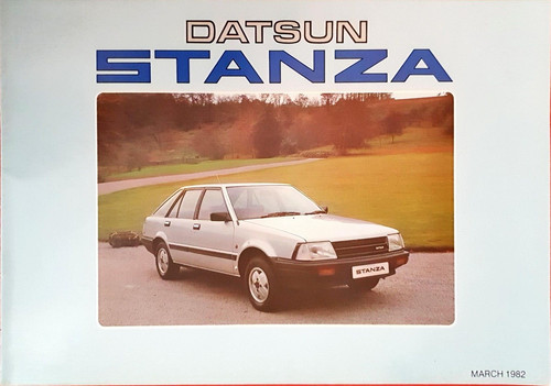 Datsun stanza brochure 1982 - datsun,