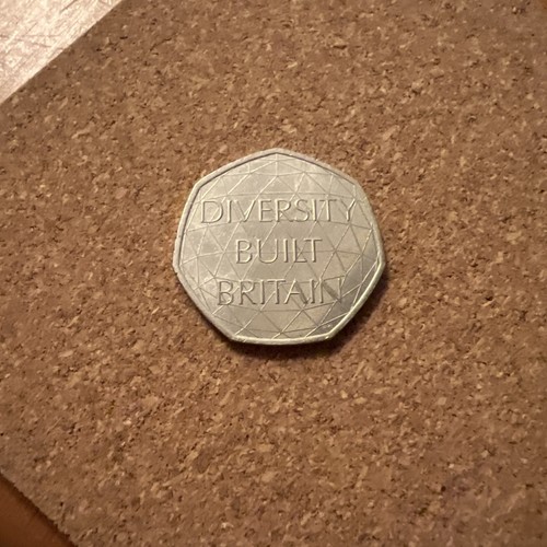 Diversity built britain 50p - diversity,