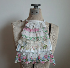 Handmade Jabot Vintage Floral
