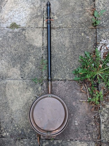 Antique vintage copper bed - antique,