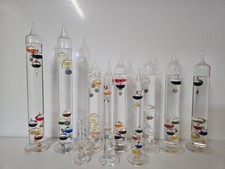 Galileo Thermometer - Multicoloured Jumbo Large Bundle Collectable Mixed Sizes 