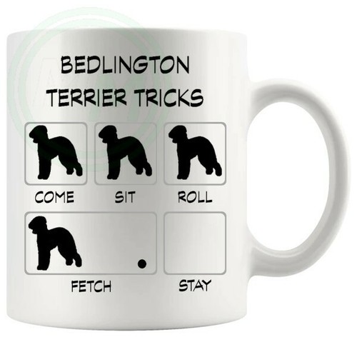 Bedlington terrier tricks mug - terrier,