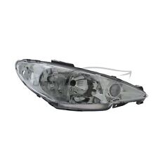 Headlight Peugeot 206 2003-2009 Twin Reflector Headlamp Drivers Side Right Hand