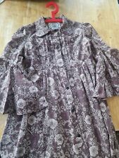 Laura Ashley Printers And Dyers Dress Labeled UK 10 34' Underbust