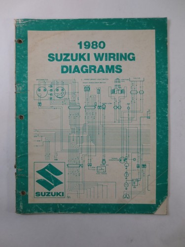 1980 suzuki wiring diagrams - suzuki,