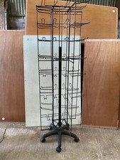 Floor Standing Spinner Shop Display With Wire Hooks by Westminster 165cm x 50cm