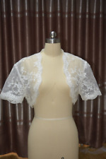 Wedding Bolero Lace Bridal Wraps  Wedding Party Prom Bride Jacket Shrug Custom