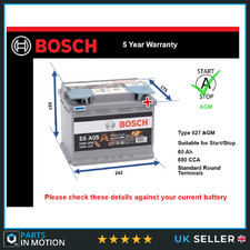 AGM Battery fits HONDA CIVIC