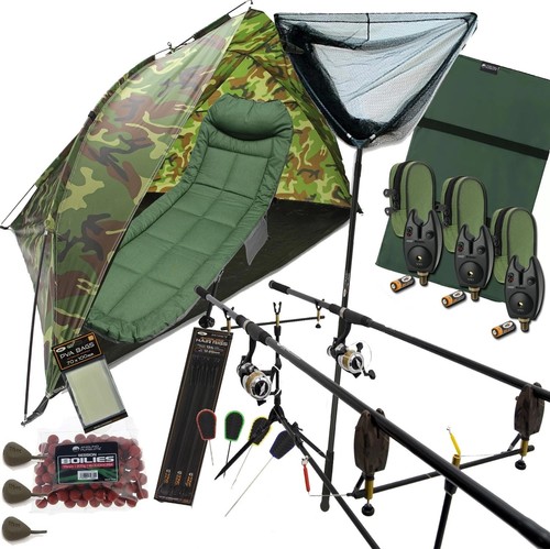 Carp fishing set rods - fishing, up