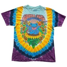 Grateful Dead Bear Tie Dye All Over 2006 T-Shirt L