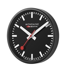 Mondaine Wall Clock Black