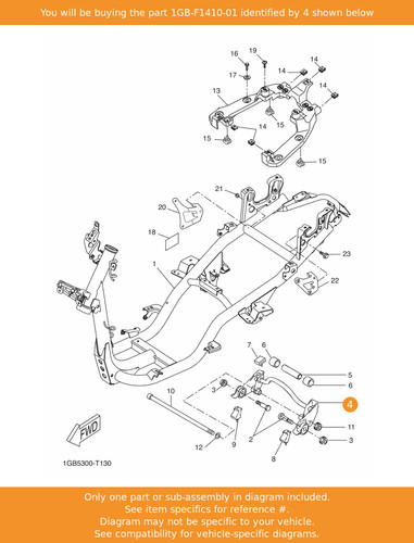 Yamaha engine bracket - engine,