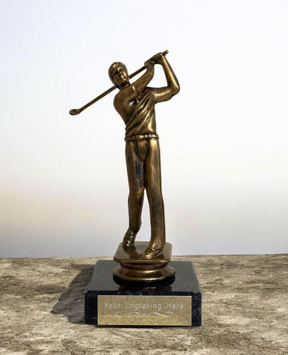 Golf male figure trophy award - golf,