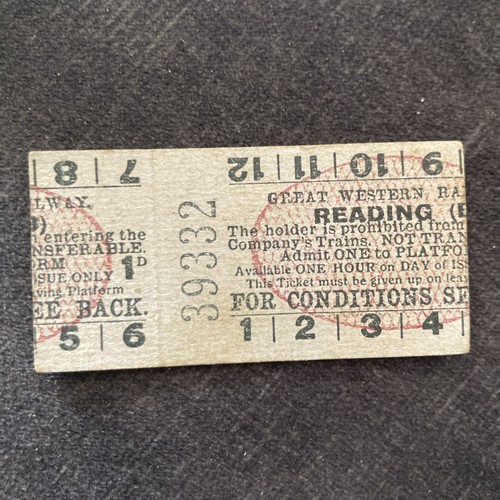 Platform ticket g w - , ticket,