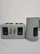 Cello Kettle and Toaster 4 Slice Set Digital GREEN Fast FREE DELIVERY