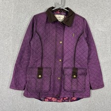 Jack Murphy Jacket Womens Size 12 UK Pink Quilted Wax 