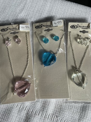 Heart crystalspendant necklace - crystalspendant,