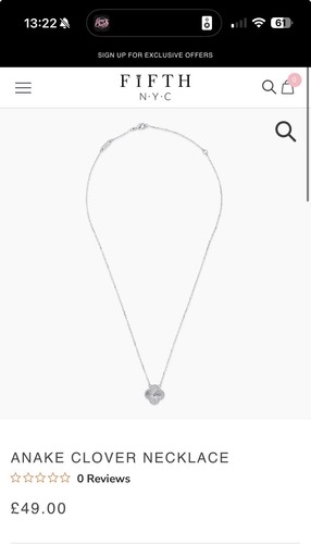 Fifth nyc clover rhodium - fifth,