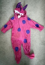 Kids Pink Furry Monster Costume - Fancy Dress 18-24 months 