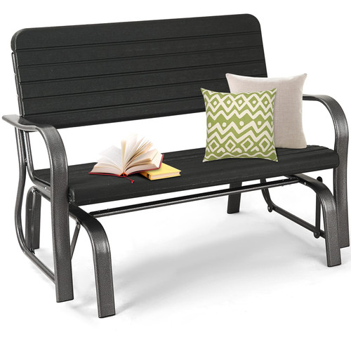 Tangkula outdoor glider bench - glider,