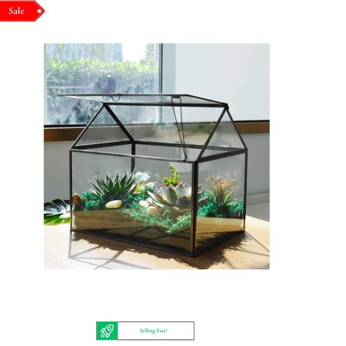 Large black glass - large,