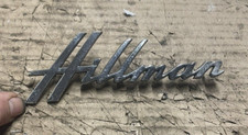 Original Hillman Script Badge NOS,See pics for condition