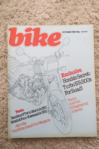 Bike magazine october 1980 - magazine,