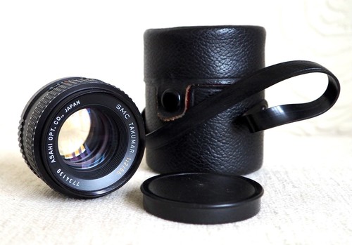 Asahi pentax smc takumar 55mm - asahi,