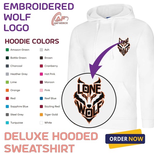 Lone wolf hoodie wild - lone,