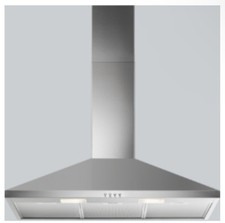 Zanussi 90CM Chimney Style Cooker Hood In Stainless Steel  - ZFCX19X