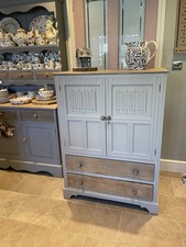 Oak storage cupboard drinks - storage,