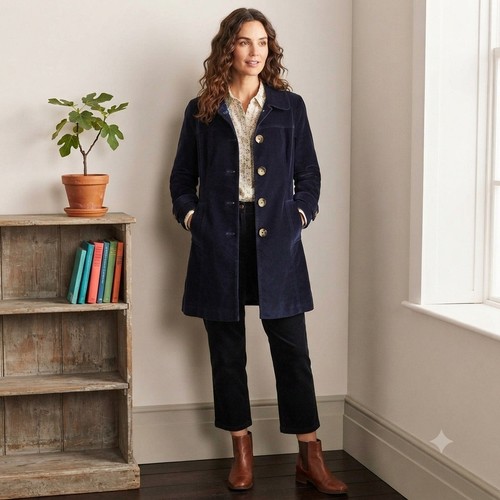 Boden womens coat - coat, navy