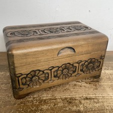 Wood Box Wooden Hand Carved