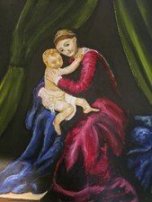 Framed Oil Painting On Canvas